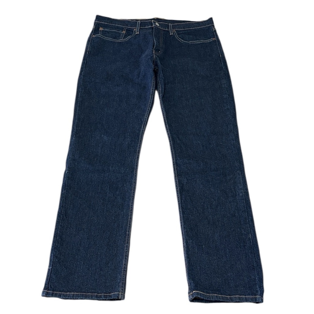 Levi Levi's 514 Straight Leg Jeans Men's Size 34 x 34 Long Stretch Dark Wash